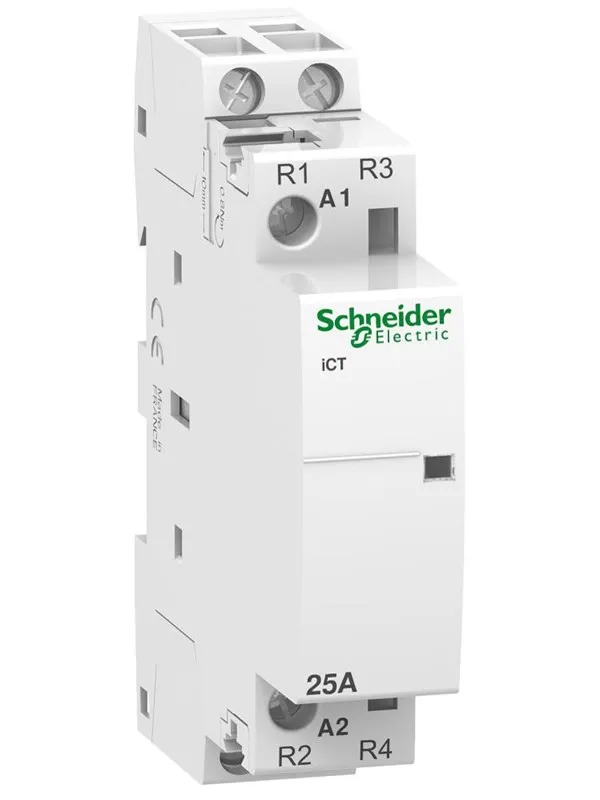 Schneider Electric Acti9 ict contactor 25a 2nc 230v 18 mm