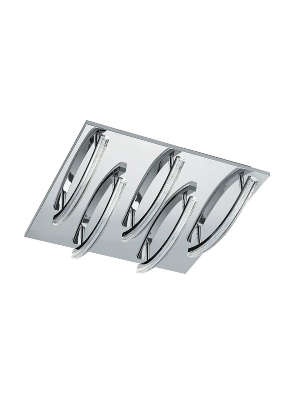 EGLO PERTINI TAKLAMPE 2500LM 400X400 KROM