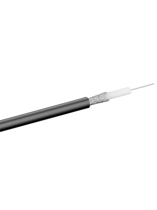 Pro RG 58 coax cable black - 100m
