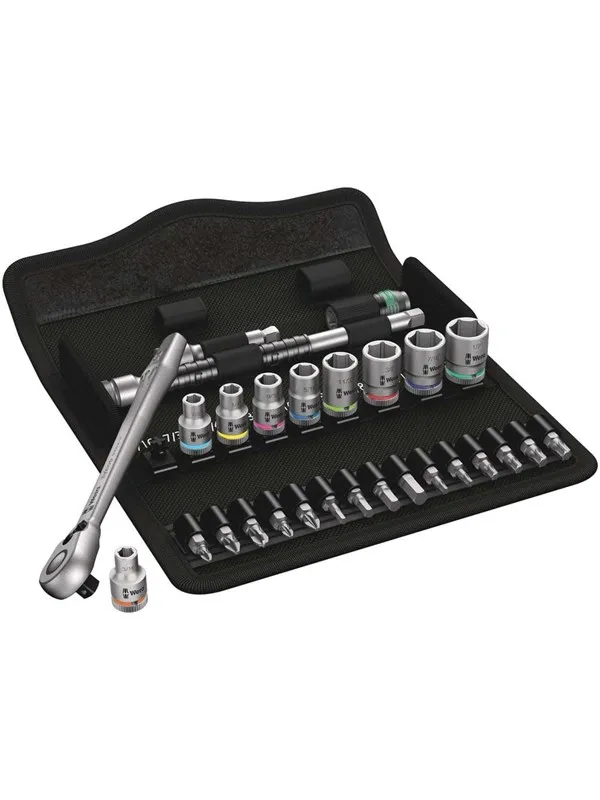Wera 8100 SA 11 Zyklop Metal-Knarrensatz Umschalthebel