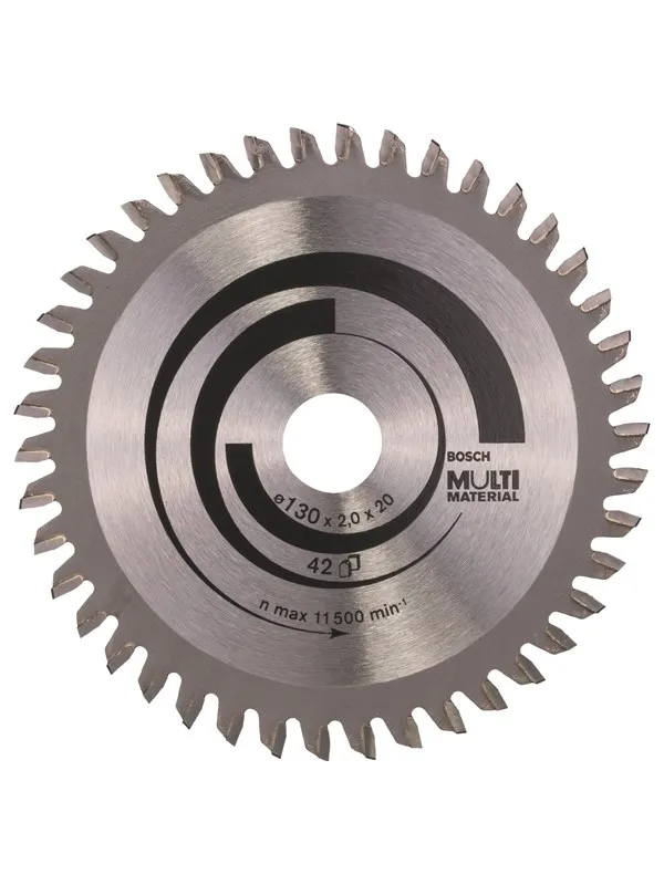 Bosch Sirkelsagblad Multi Material 130 x 20/16 x 2,0 mm; 42