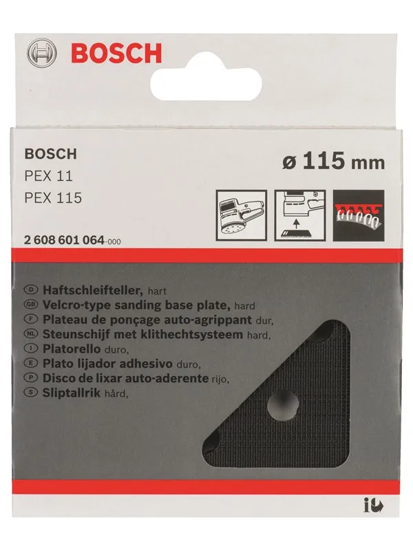 Bosch Slipetallerken hard, 115 mm