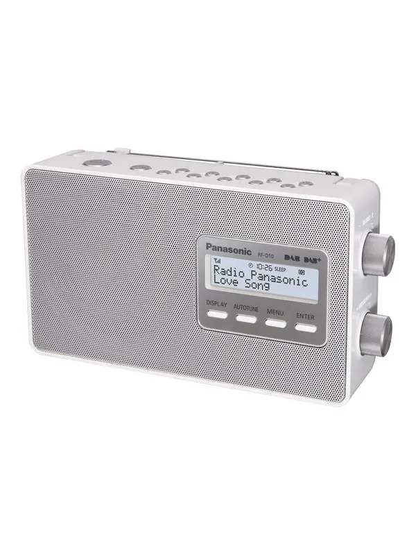 Panasonic -RF-D10EG - DAB/DAB+/FM - Mono - Hvit