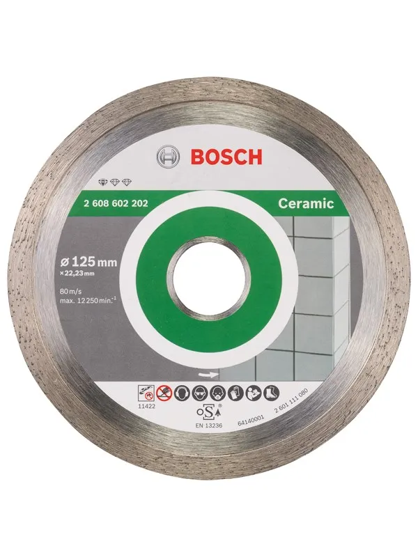 Bosch Diamantkappeskive standard for Ceramic 125 x 22,23 x 1,6 x 7 mm