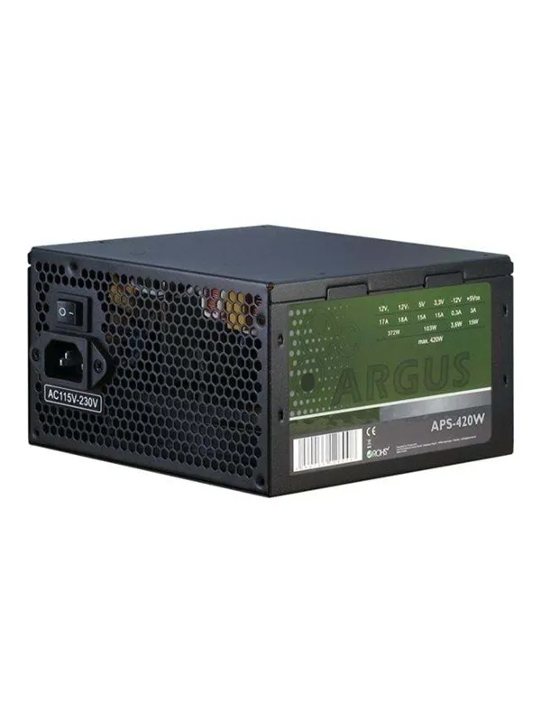 Inter-Tech Argus APS-420W Strømforsyning (PSU) - 420 Watt - 120 mm - ATX - 80 Plus