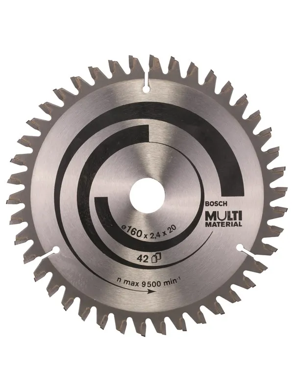 Bosch Sirkelsagblad Multi Material 160 x 20/16 x 2,4 mm; 42