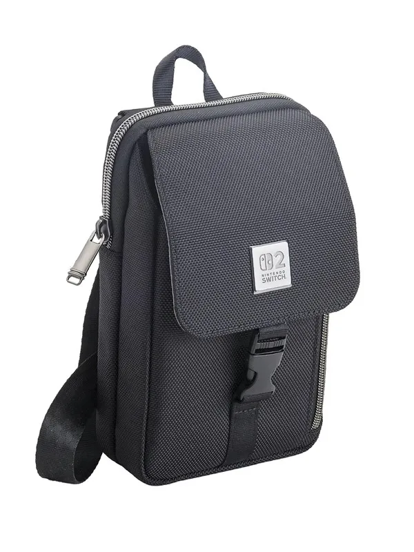BigBen Interactive Official Vertical Bag - Black (Nintendo Switch 2/Nintendo Switch) - Miscellaneous Tilbehør til spillkonsoll - Nintendo Switch