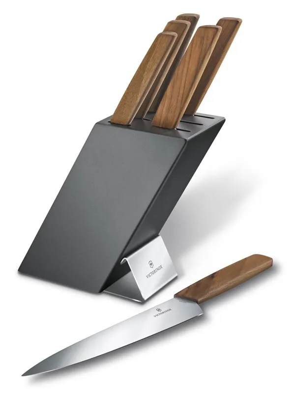 Victorinox Modern Knife Block 6 Pieces (Grey)