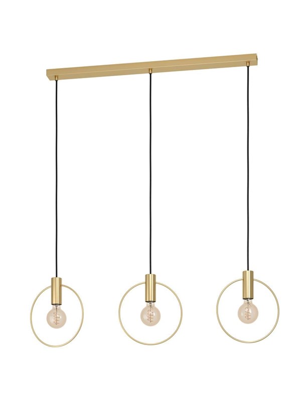 EGLO MANIZALES long table pendant brushed brass