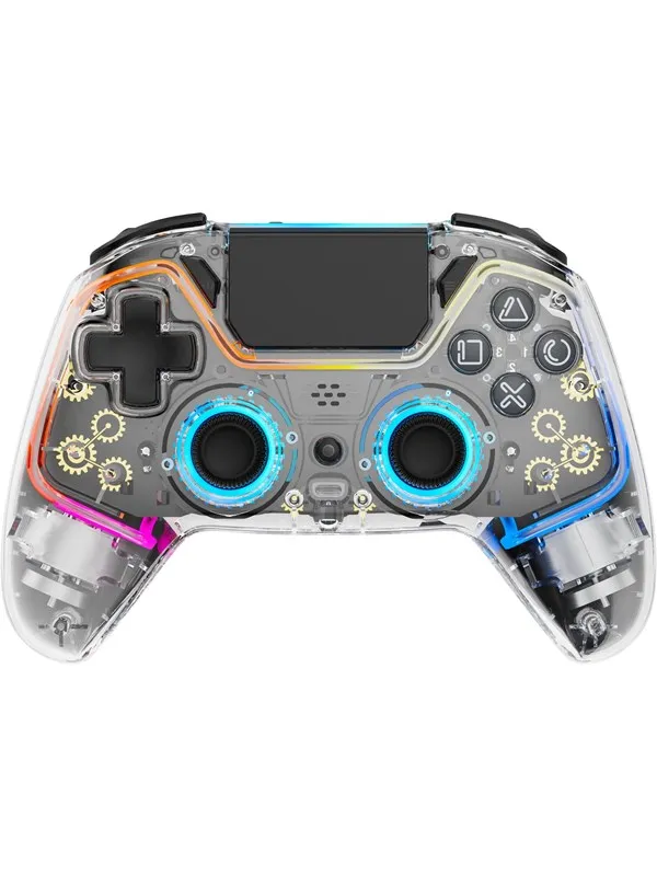 Deltaco GAMING PS4 Transparent Controller - Wireless Controller - Sony PlayStation 4