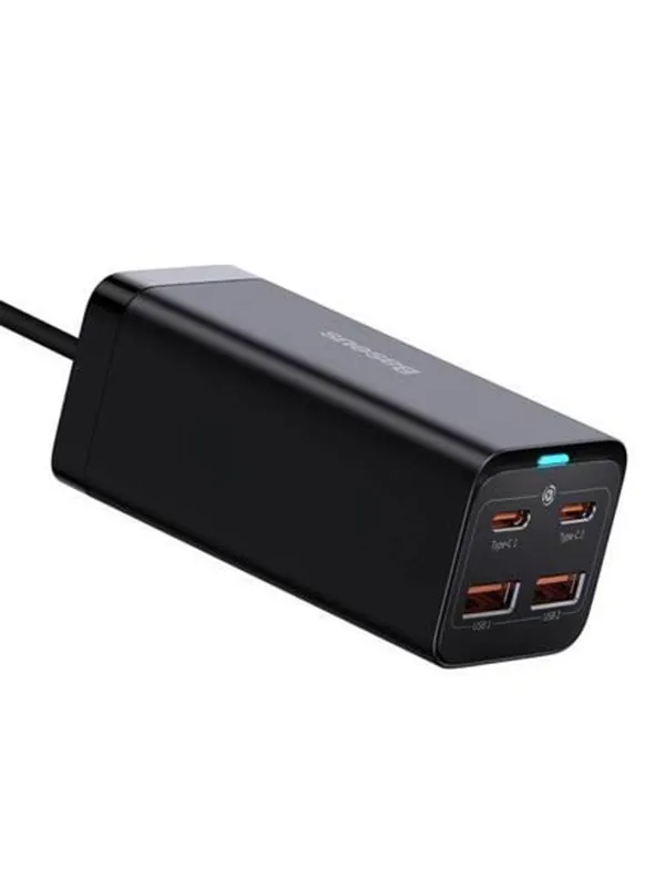 Baseus GaN3 Pro 4 Ports Desktop Charger 2xUSB-C + 2xUSB 100W - Black