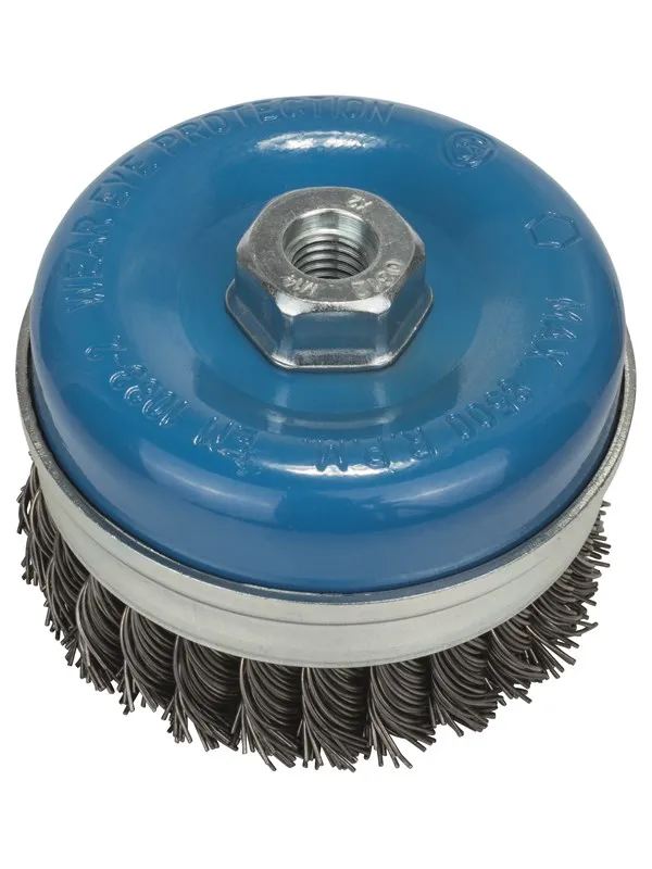 Bosch Koppbørste, vridd, 75, stål, M10 75 mm, 0,5 mm, M10