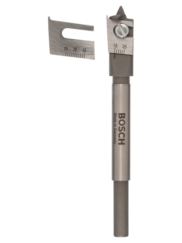 Bosch Justerbart flatfresebor, sekskant 15 - 45 mm, 120 mm