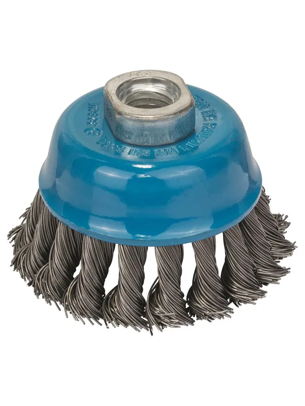 Bosch Koppbørste, vridd, 75, stål 75 mm, 0,5 mm, M14