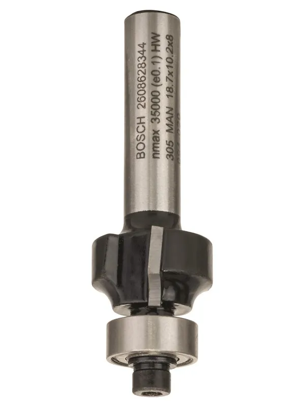Bosch Avrundingsfres, 8 mm, R1 3 mm, L 10,2 mm, G 53 mm 8 mm, R1 3 mm, L 10,2 mm, G 53 mm