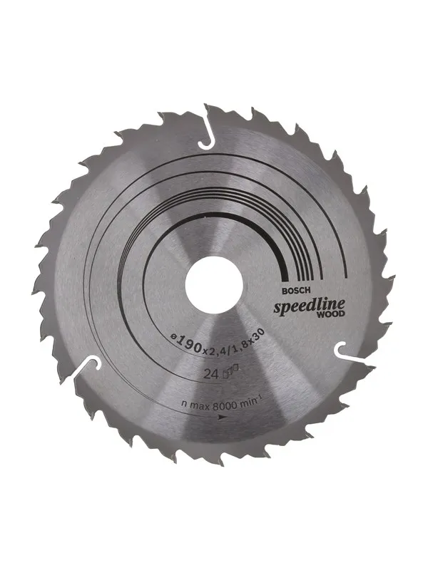 Bosch Sirkelsagblad Speedline Wood 190 x 30 x 2,4 mm, 24