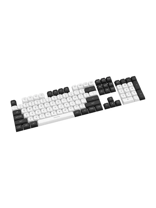 REDRAGON A132 PBT Doubleshot - Tastehetter - Engelsk (USA) - Svart