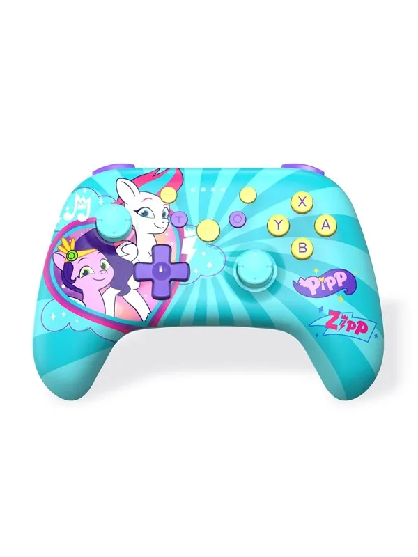 Freaks And Geeks Nintendo Switch/PC Nano Wireless Controller - My Little Pony Pipp + Zipp - Wireless Controller - Nintendo Switch