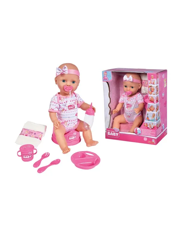 New Born Baby NBB Baby Doll Pink Accessories