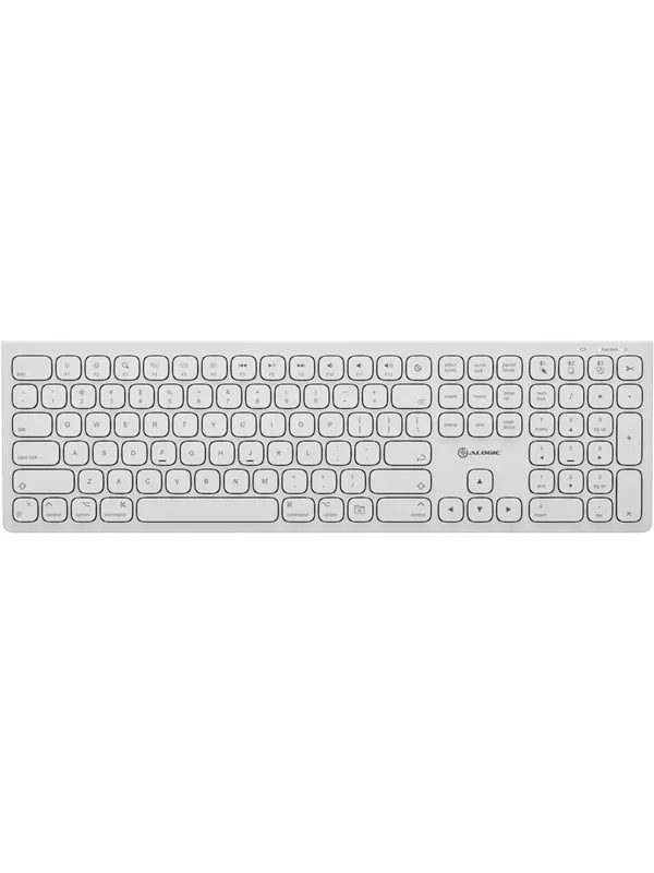 ALOGIC Echelon USB-C Rechargeable Wireless Keyboard - Nordisk - Sølv