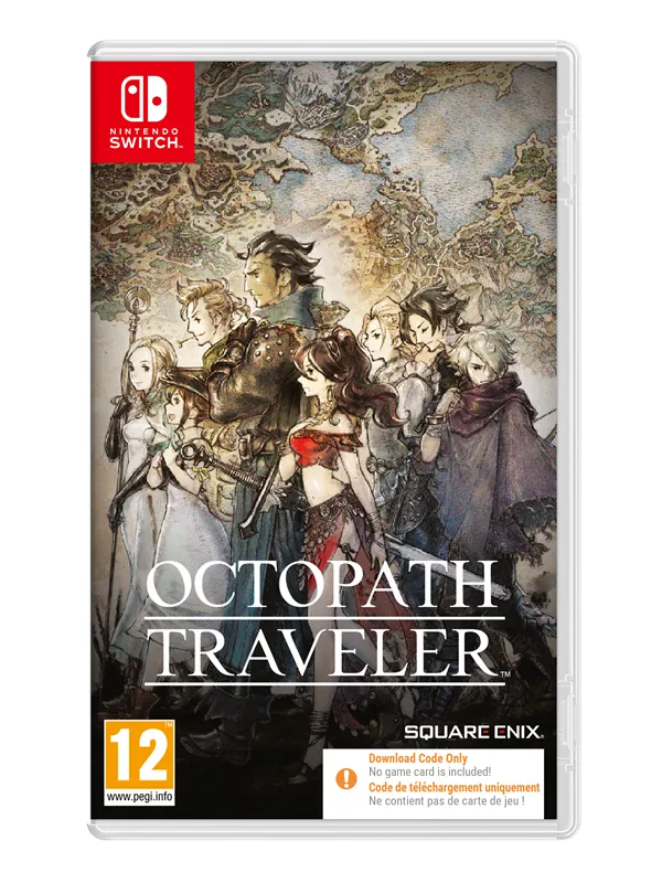 Octopath Traveler (Code in a Box) - Nintendo Switch - RPG