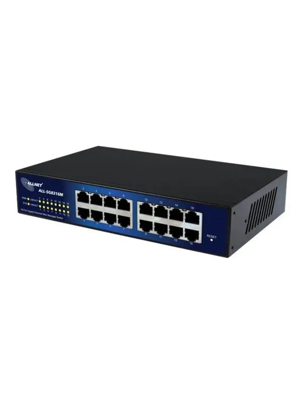 ALLNET ALL-SG8316M - switch - 16 ports - Managed - rack-mountable