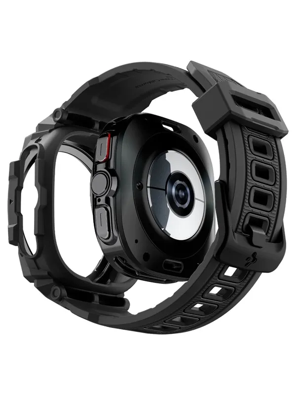 Spigen Rugged Armor Pro - matte black - Samsung Galaxy Watch Ultra