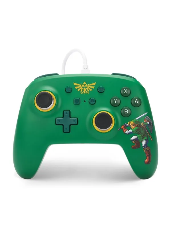 PowerA Wired Controller for Nintendo Switch - Link Hyrule Defender - Wired Controller - Nintendo Switch