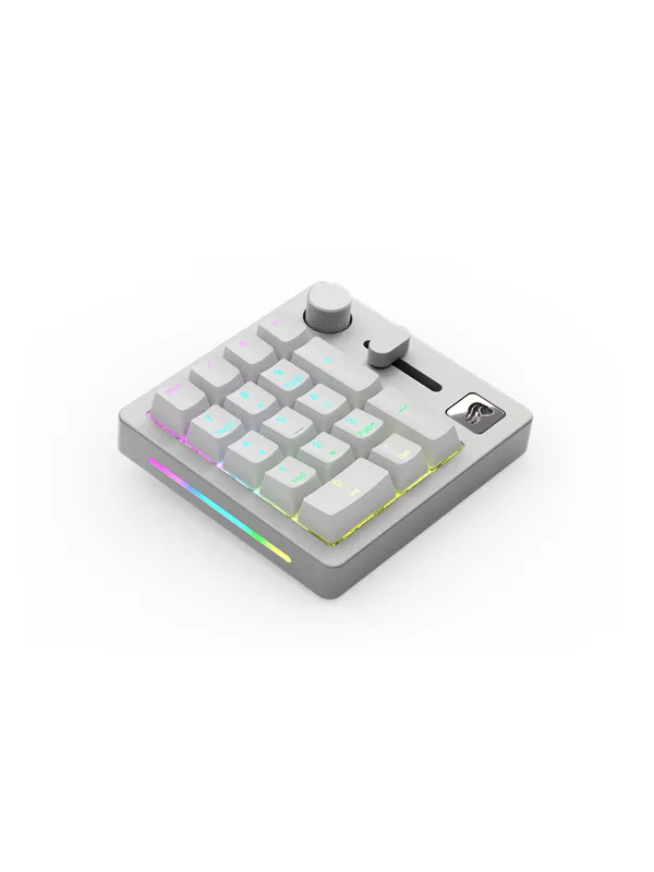 Glorious Numpad - Wireless - White Slate - Numpad - Universal - Hvit