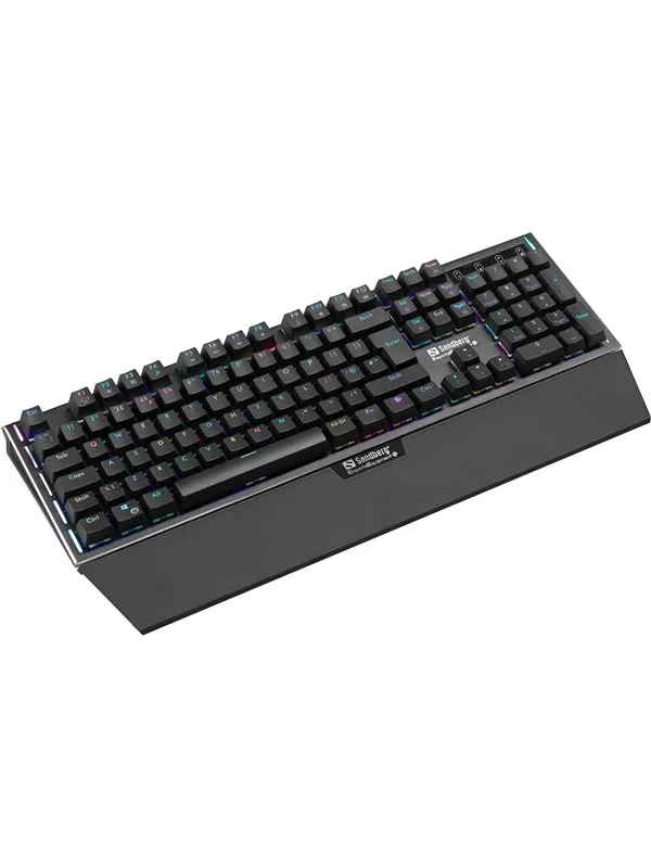 Sandberg FireStorm Mech Keyboard BE - Tastatur - Belgisk - Svart