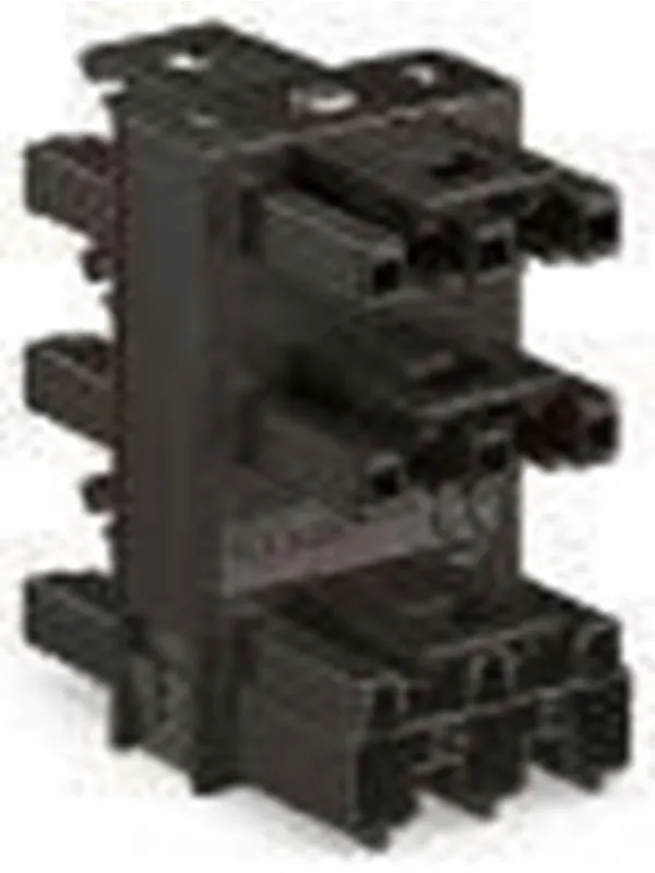 Winsta 5-way distribution connector 3-pole black