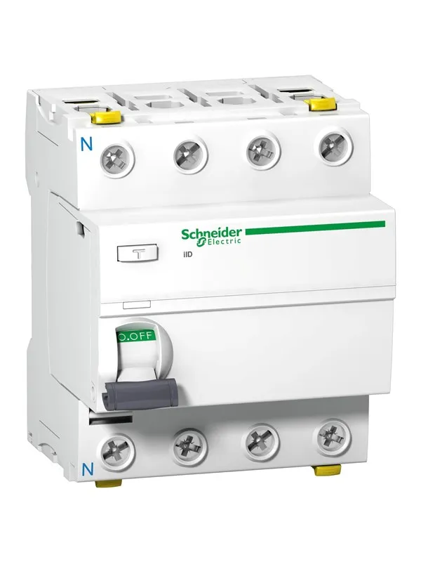 Schneider Electric Acti9 iid residual current circuit breaker 4p 63 a 30 ma type a