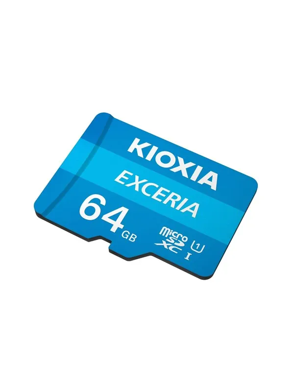 Kioxia EXERCIA MicroSD/SD - 100MB/s - 64GB
