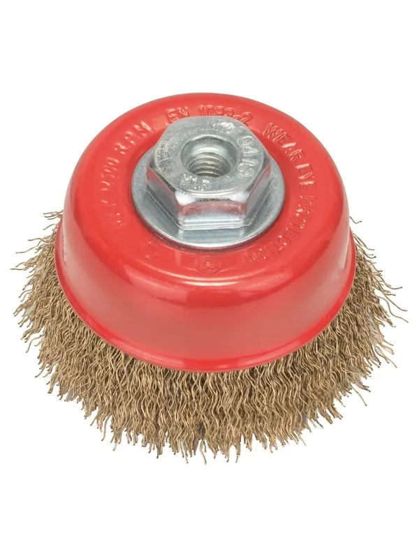 Bosch Koppbørste, krympet, 75, kobberbelagt 75 mm, 0,3 mm, M10