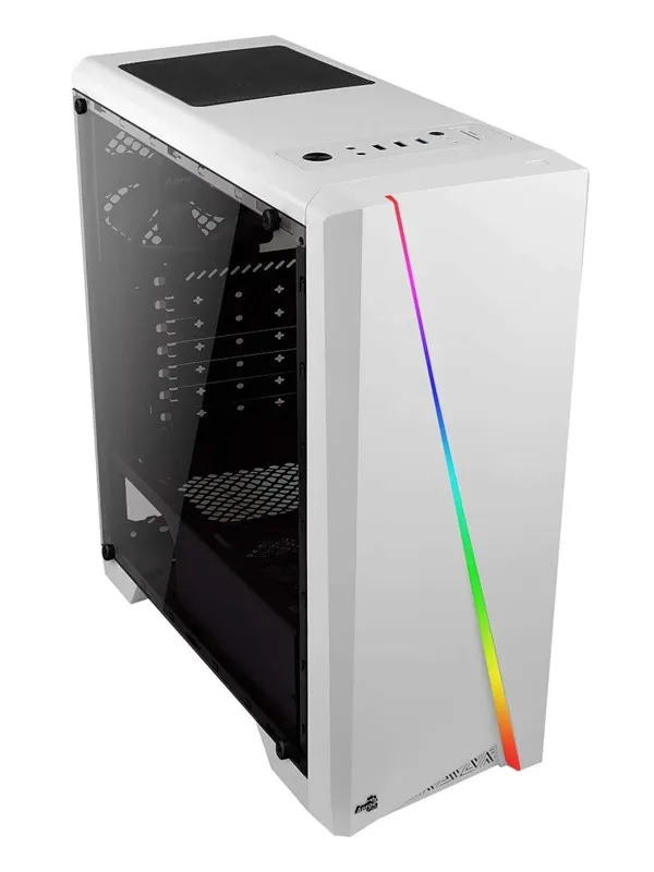 AeroCool Cylon RGB - Kabinett - Miditower - Hvit