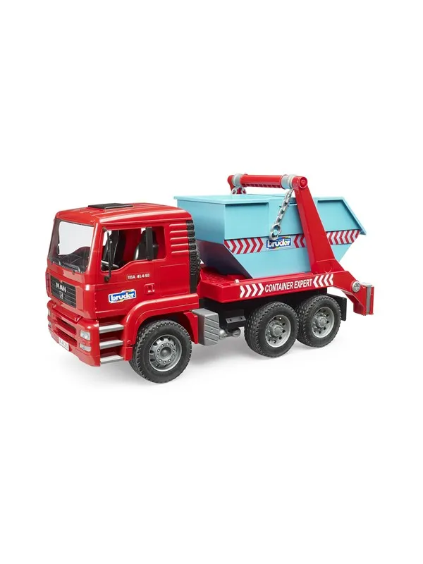 Bruder MAN TGA Skip container truck