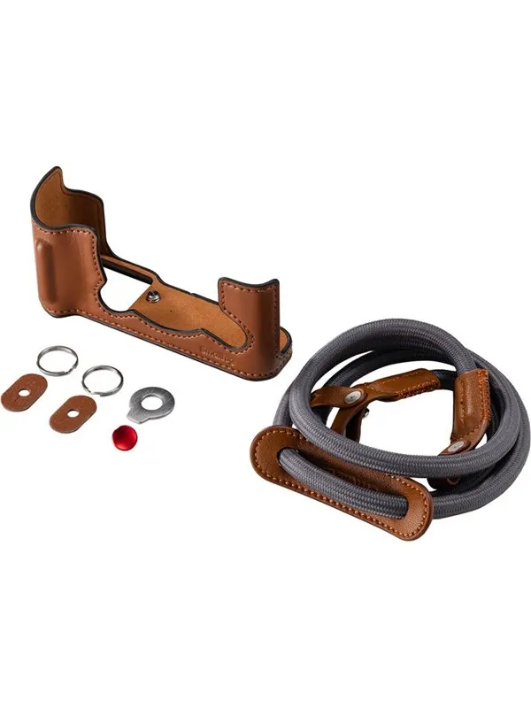 SmallRig 5670 Leather Half Case Kit for FUJIFILM X-T30 / X-T30 II / X-T30 III Brown