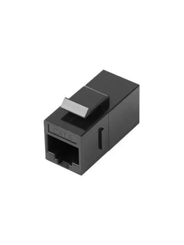 Lanberg keystone coupler - black - Svart