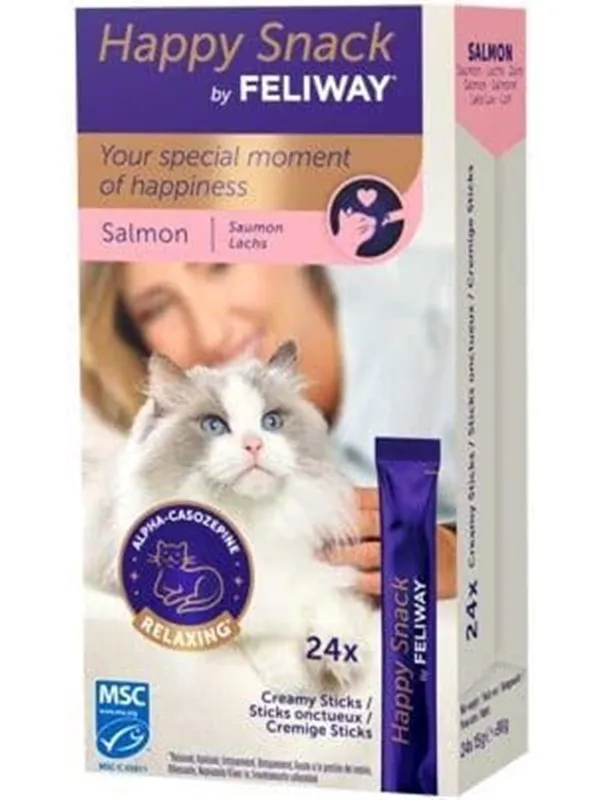 Feliway Happy Snack - Salmon - 24x15g