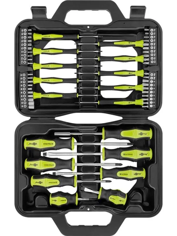 Pro 58-piece precision screwdriver case - for all conv