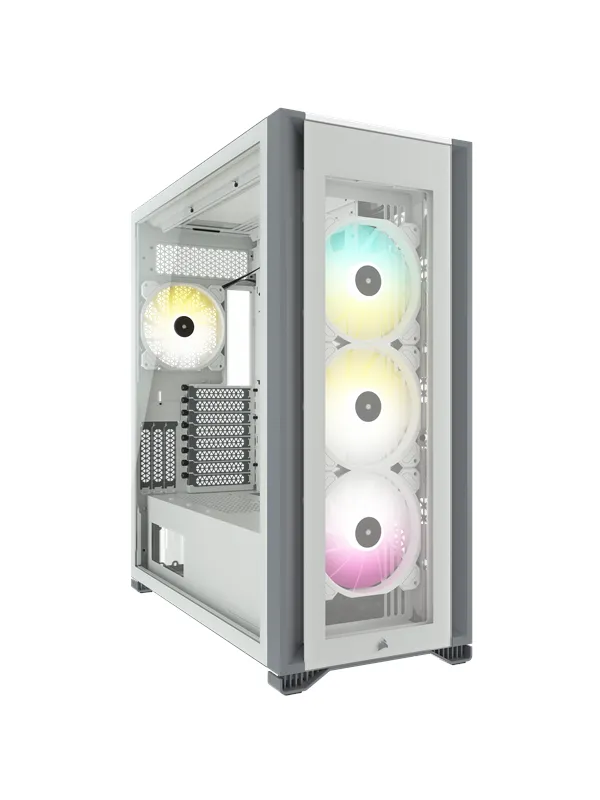 Corsair iCUE 7000X RGB TG - White - Kabinett - Fulltower - Hvit