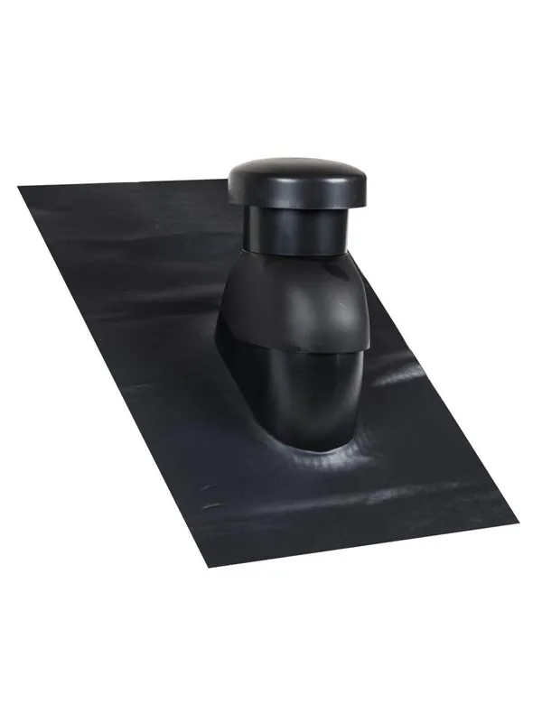 Easy Flex Roofing Sabetoflex roof hood 5-45° ø160 black pib