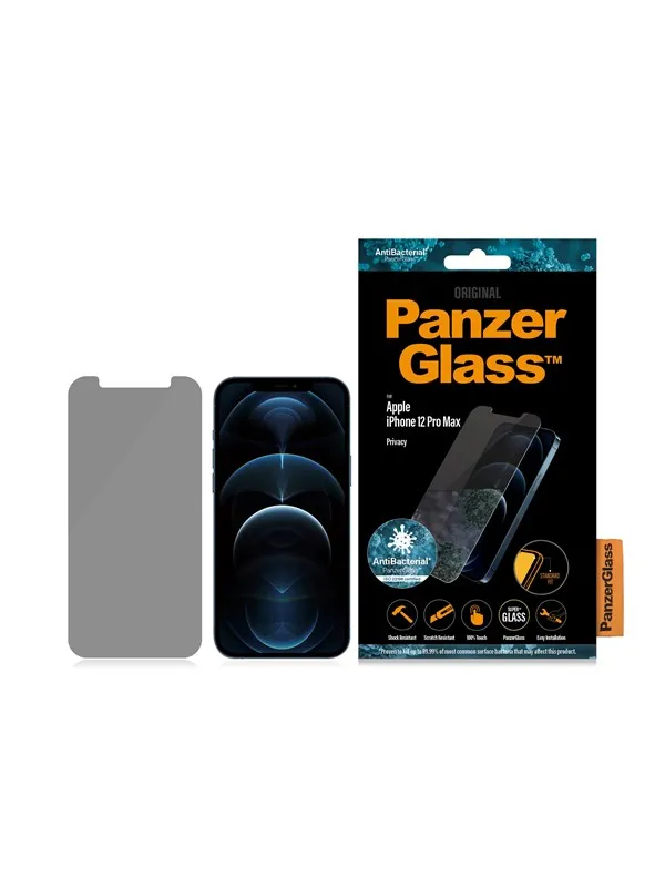 PanzerGlass Privacy Screen Protector Apple iPhone 12 Pro Max | Standard Fit