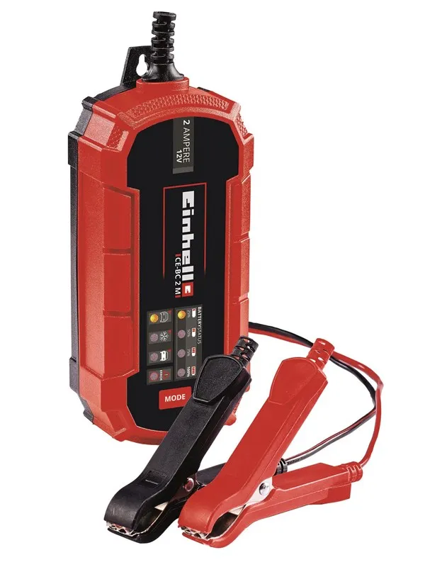 Einhell CE-BC 2 M batterilader med starthjelp 12V/2A