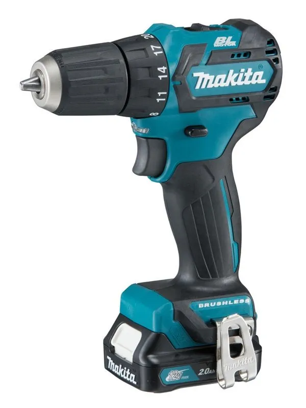 Makita 10.8v cordless driver drill df332dsaj w/2x2.0ah and charger