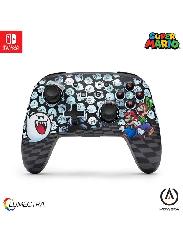 PowerA avansert trådløs kontroller for Nintendo Switch med Lumectra - Mario tittei - Wireless Controller - Nintendo Switch