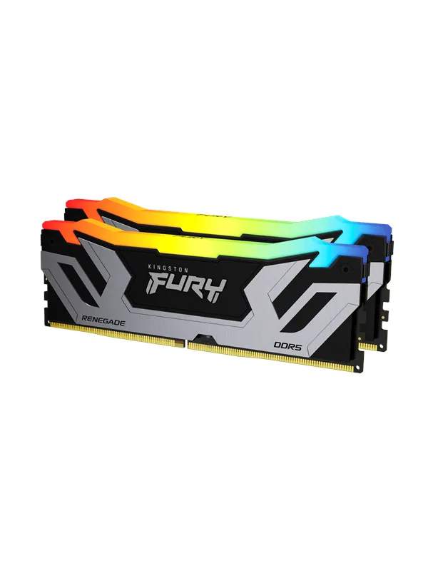 Kingston FURY Renegade RGB DDR5-8400 - 48GB - CUDIMM for Intel - CL40 - Dual Channel (2 pcs) - Intel XMP - Svart med RGB