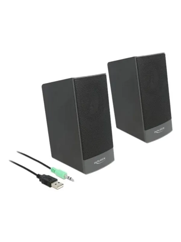 DeLOCK Speakers - for PC - Svart