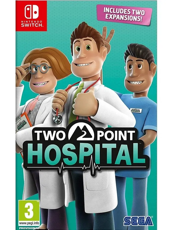 Two Point Hospital (Code in a Box) - Nintendo Switch - Strategi