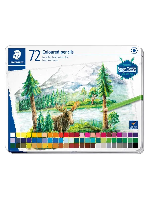 Staedtler Coloured pencil 72pcs     100% PEFC